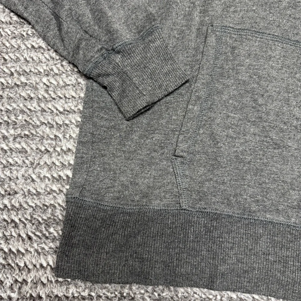 Pendleton‎ Mens L Heather Gray Full Zip Hoodie Sweatshirt Geometric Graphic